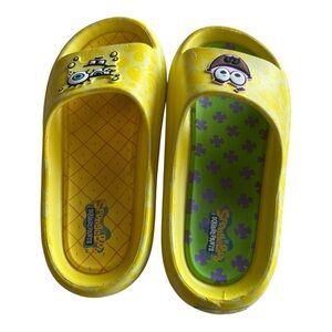 Nickelodeon SpongeBob SquarePants & Patrick Men's Comfort Slides Size 9